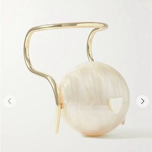 Cult Gaia - Pearl acrylic and gold-tone tote